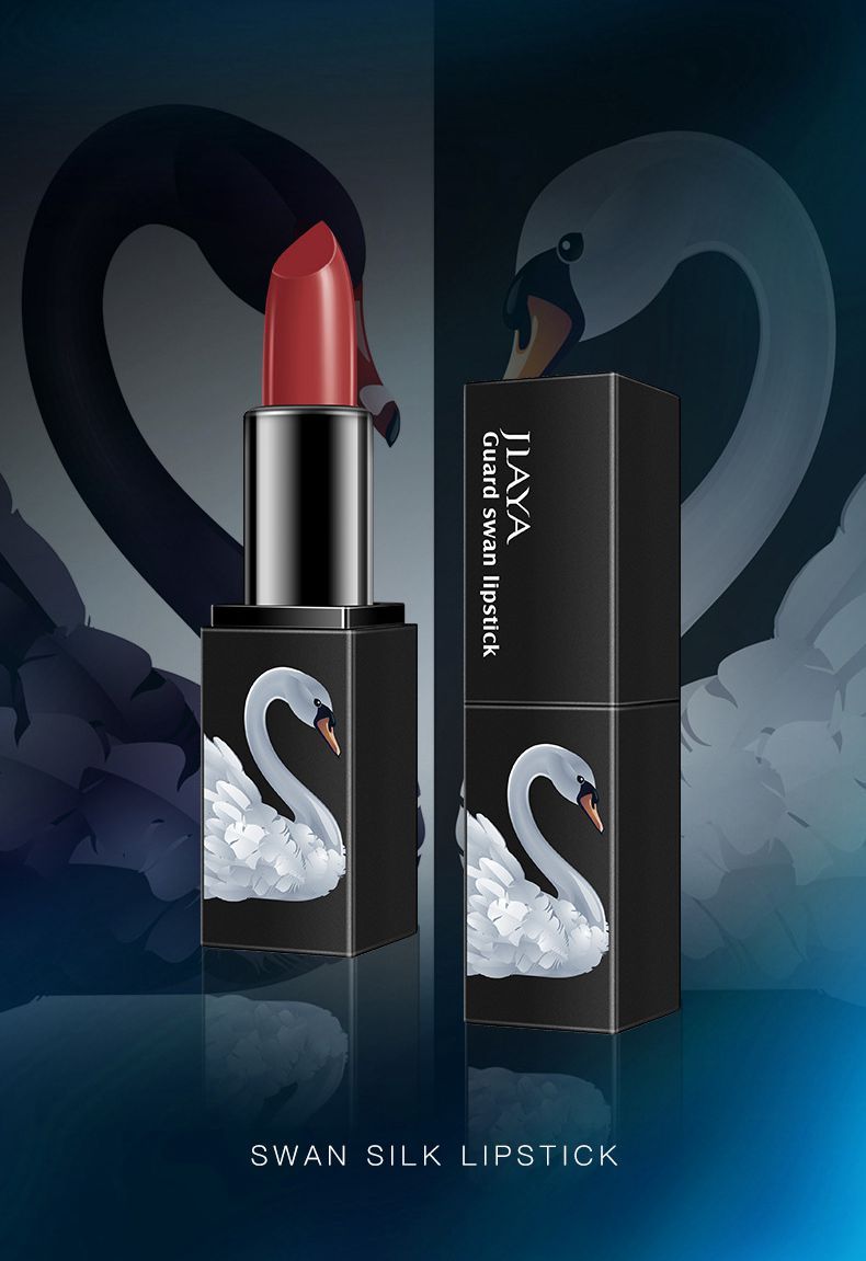 Set de maquillage Black and White Swan – BB Cream, poudre, rouge à lèvres, 7 pièces