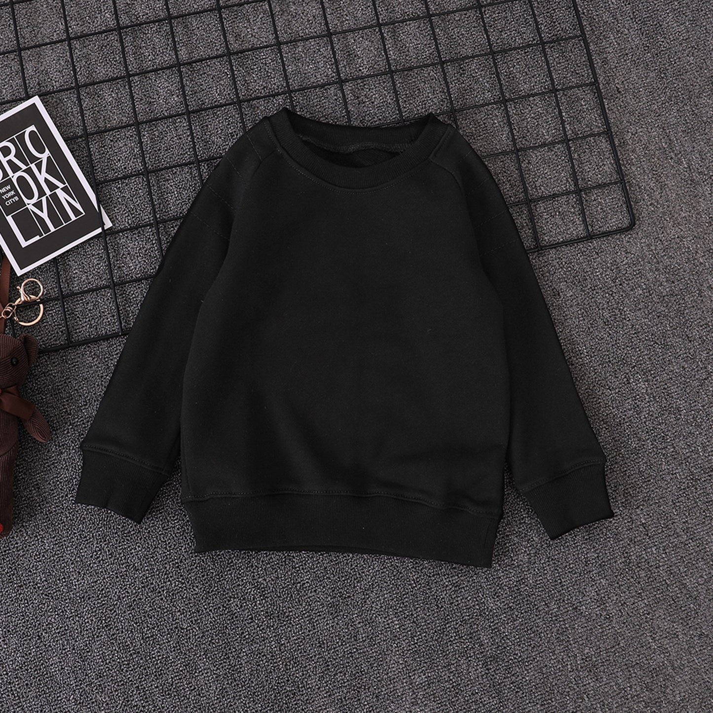 Pull en coton pur pour enfants – Haut tendance pour le printemps et l'automne