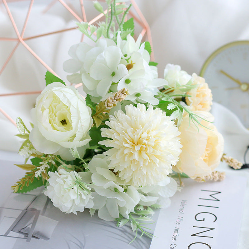 Bouquet de Mariage Simulé Style Nordic INS – Décoration Florale Élégante