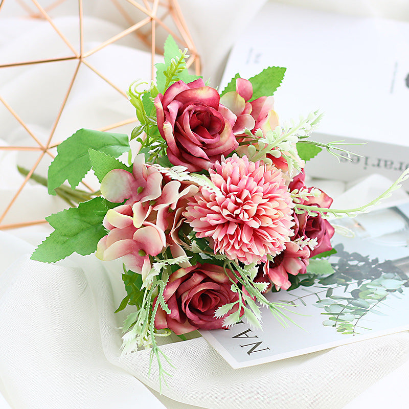 Bouquet de Mariage Simulé Style Nordic INS – Décoration Florale Élégante