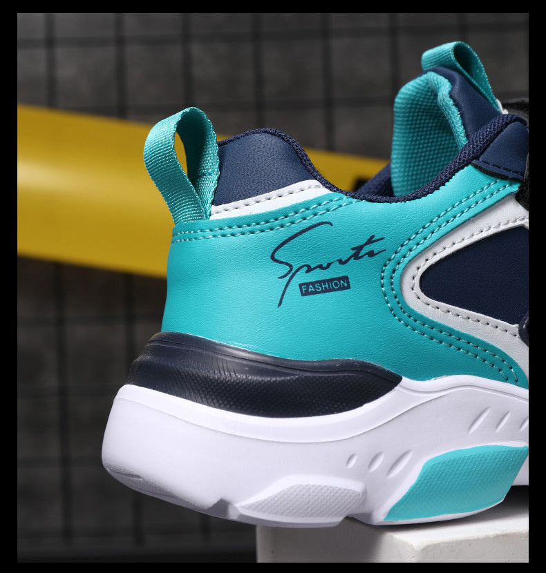 Chaussures de sport en cuir pour enfants – Design moderne, confort optimal