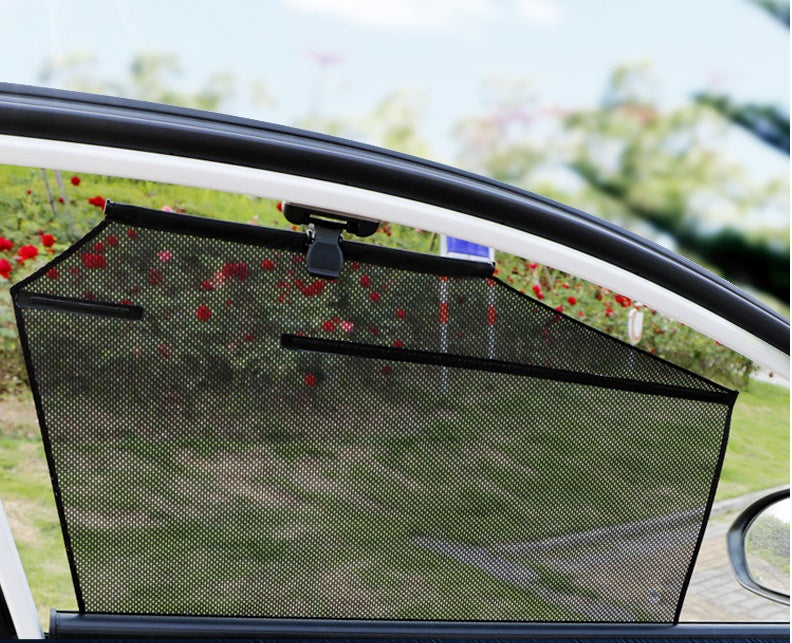 Rideaux automatiques rétractables pour voiture – Pare-soleil avec levage de vitre