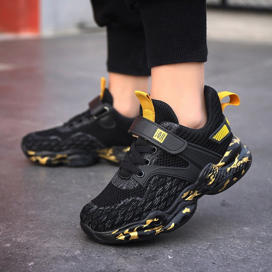 Chaussures de sport en mesh pour enfants – Printemps/été, légères et antidérapantes