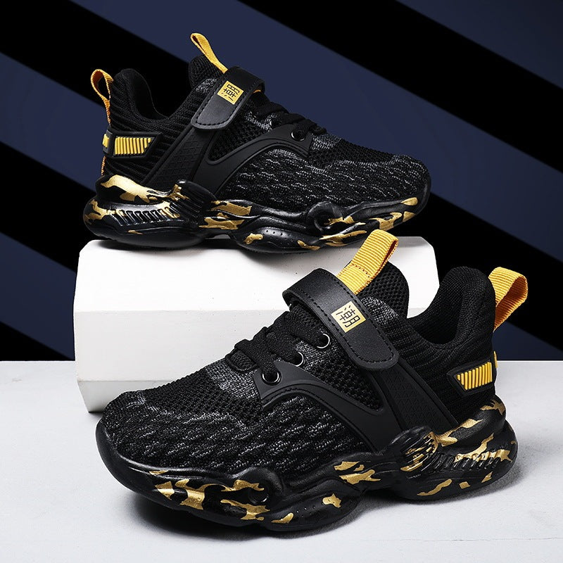 Chaussures de sport en mesh pour enfants – Printemps/été, légères et antidérapantes