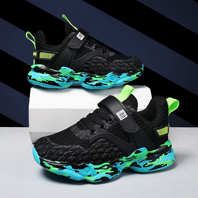 Chaussures de sport en mesh pour enfants – Printemps/été, légères et antidérapantes