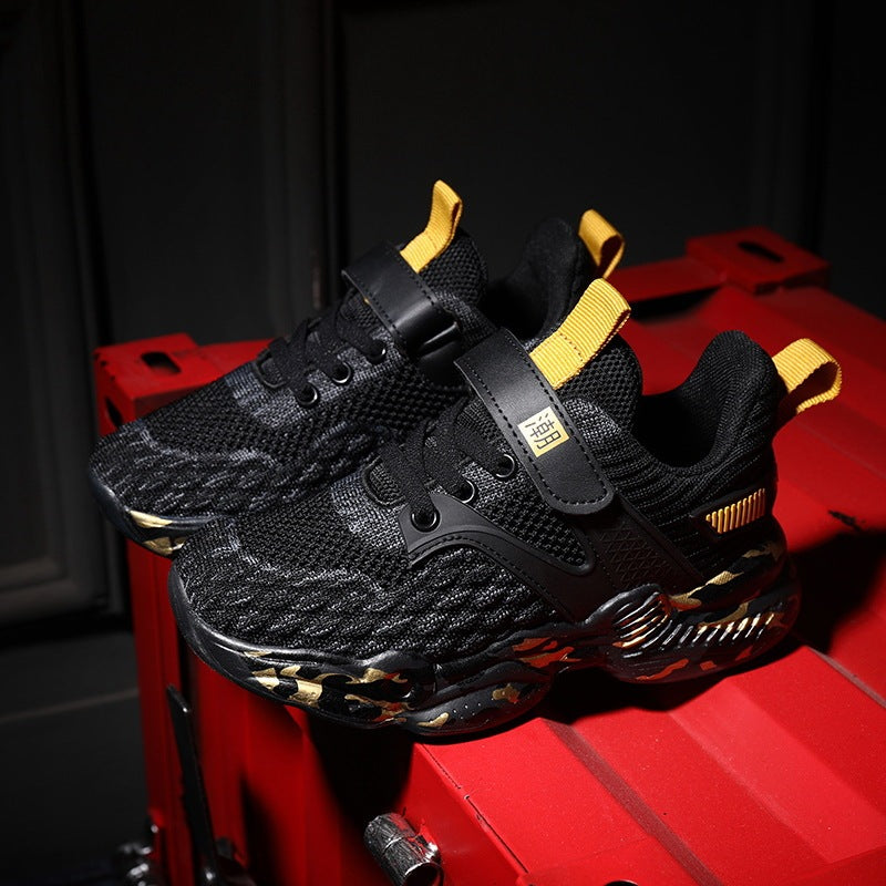 Chaussures de sport en mesh pour enfants – Printemps/été, légères et antidérapantes