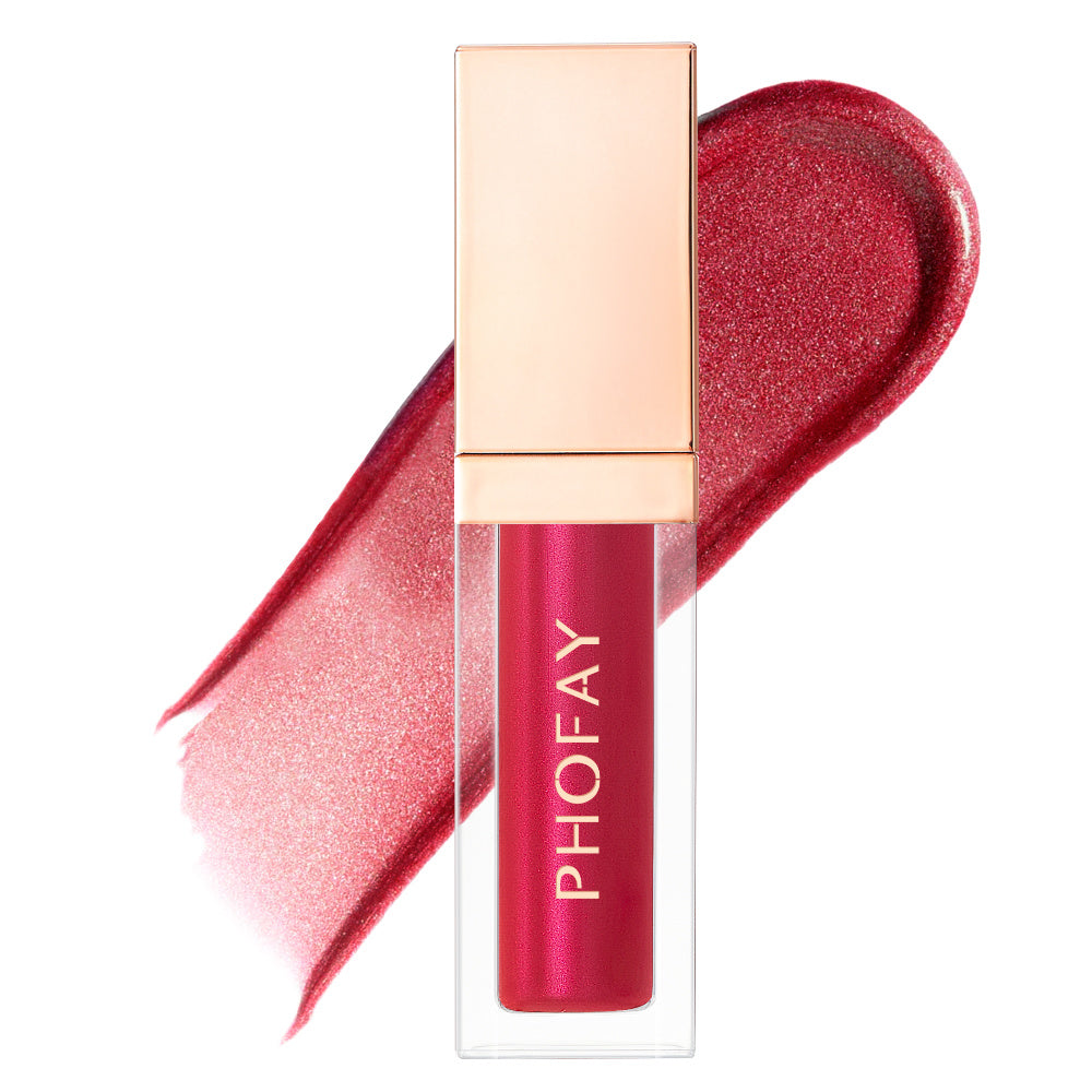 Gloss Ultra‑Shiny PHOFAY – Effet miroir hydratant