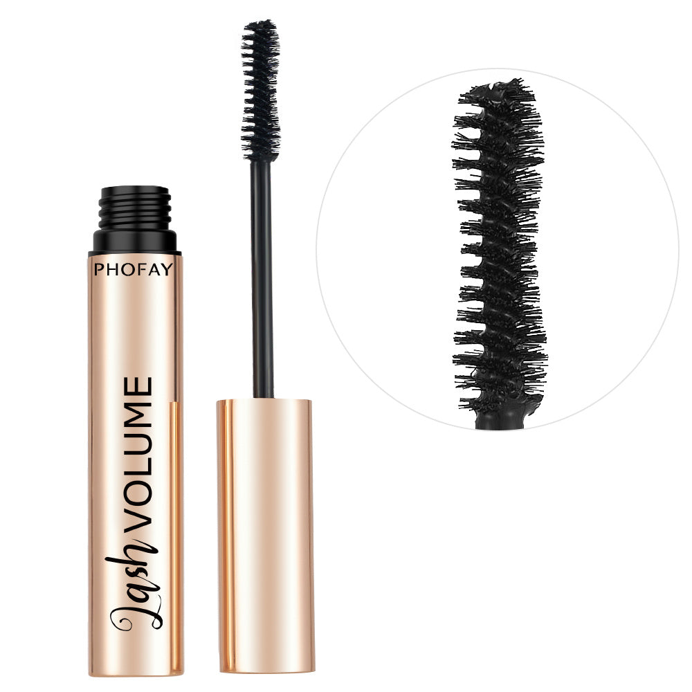 Mascara Volumisant PHOFAY – Volume, Recourbement & Allongement