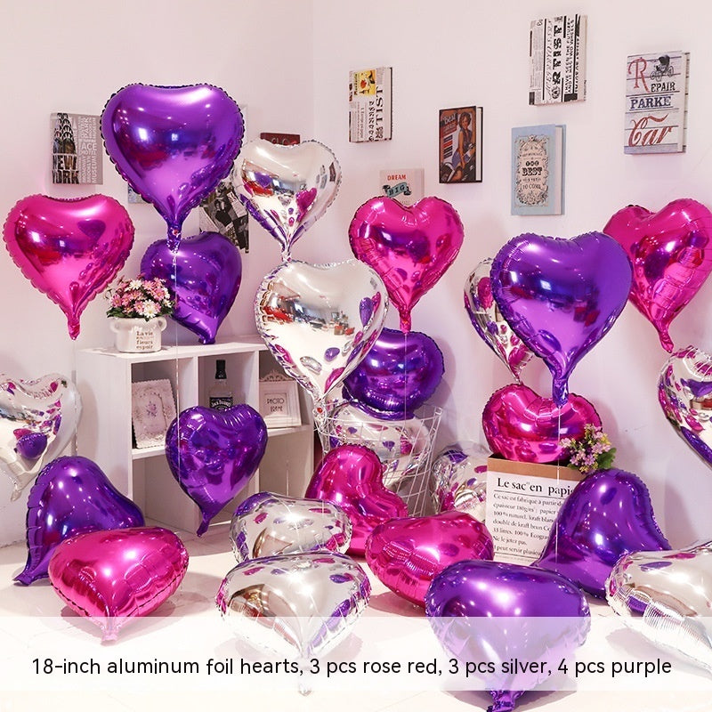 Ballon en Aluminium en Forme de Cœur 520 – Décoration de Mariage et Anniversaire