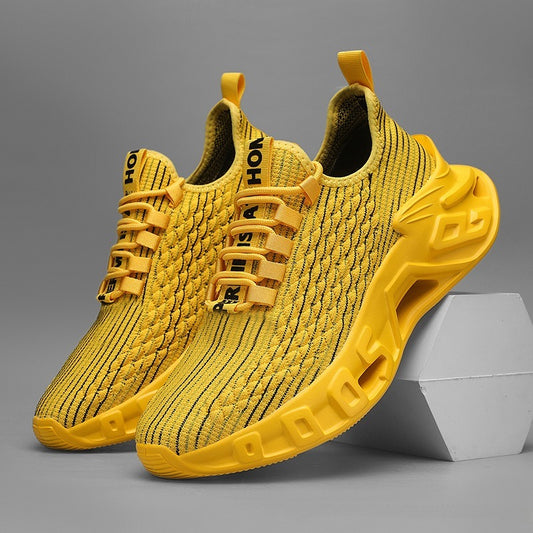 Chaussures Sport Grandes Tailles Homme – Mesh Respirant & Semelle de Course Stylée