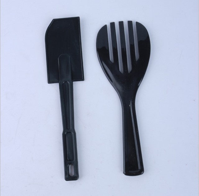 Kit manuel pour sushi – 5 moules réutilisables en plastique + spatule & fourchette