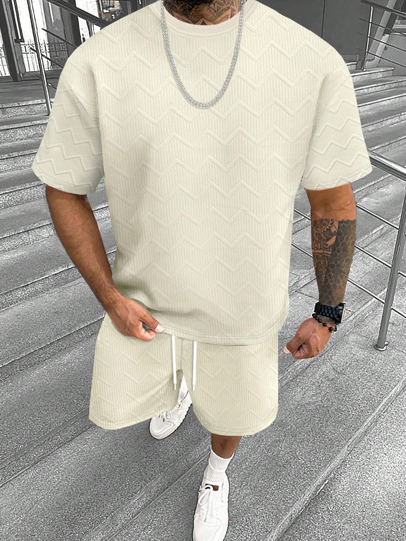 Ensemble homme manches courtes et shorts – Simple, confortable et léger