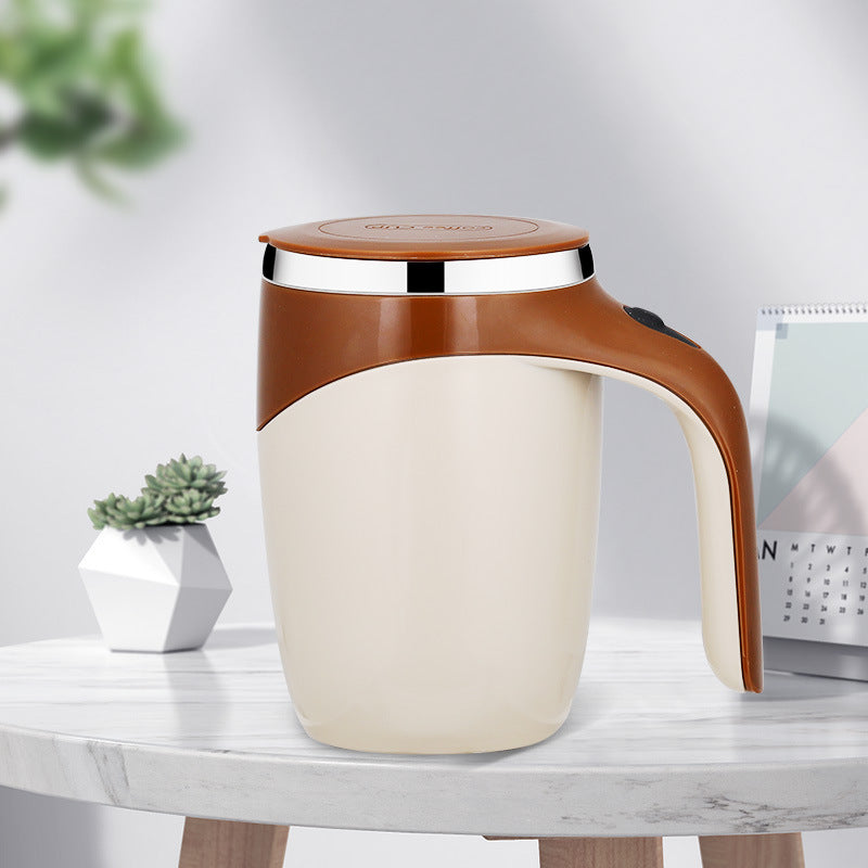 Tasse à Mélangeur Automatique Rechargeable – Mélangeur Électrique pour Café, Thé et Milkshake