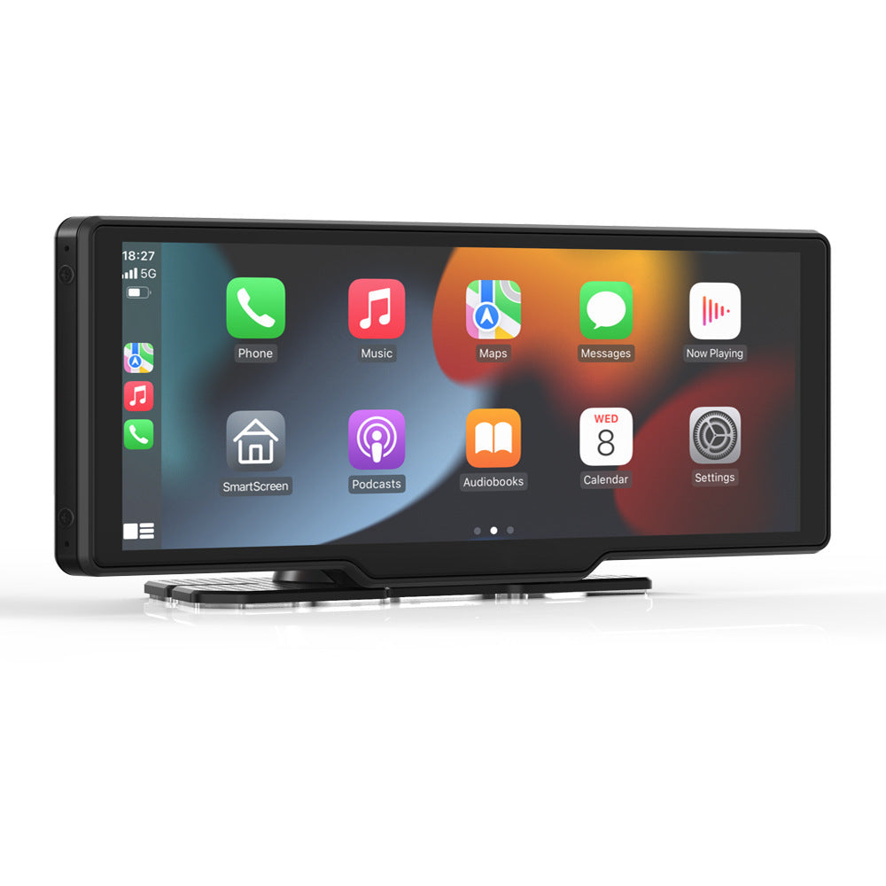 Écran tactile intelligent auto – Wireless CarPlay & Android Auto, contrôle par appli, installation facile