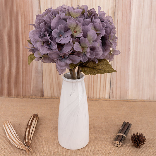 Branche d'hortensia artificielle – décoration florale automnale pour maison ou mariage