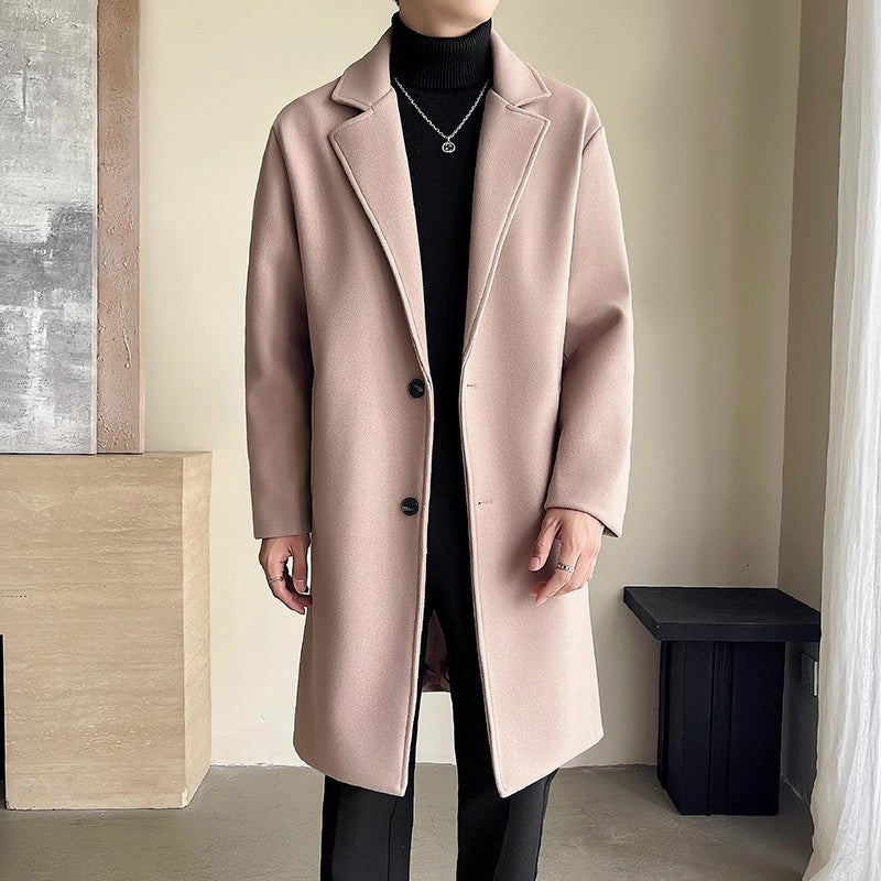 Manteau en laine mi-long ample – Style luxe abordable et tendance