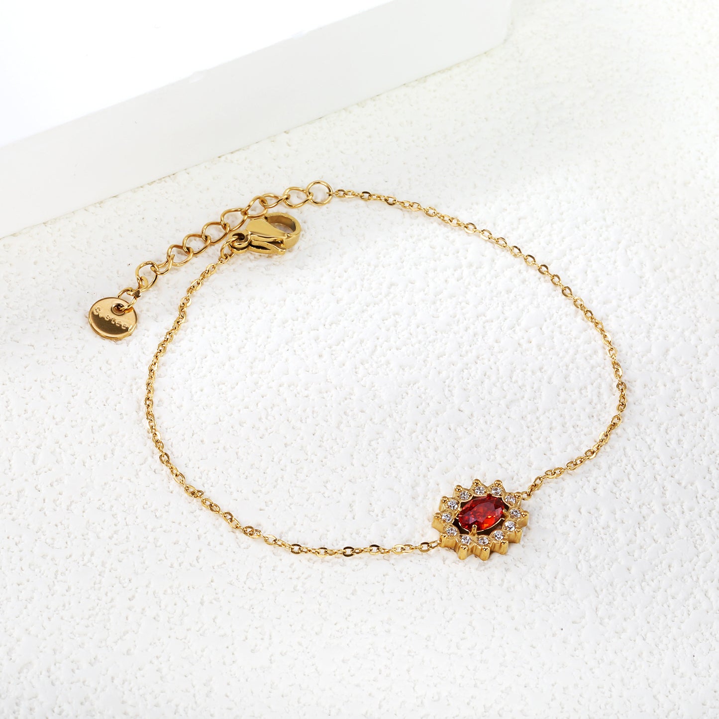 Bracelet rond en acier inoxydable – style européen et américain