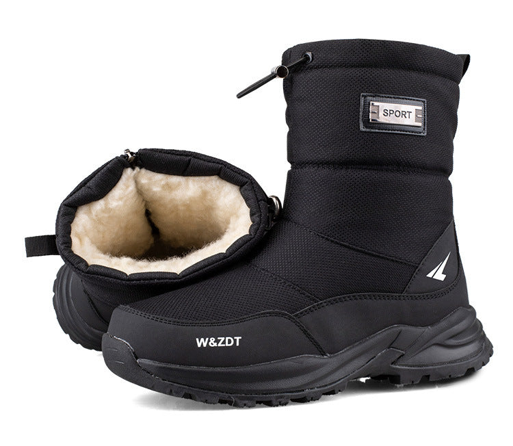 Bottes de Neige Imperméables et Antidérapantes pour Homme – Confort Hivernal