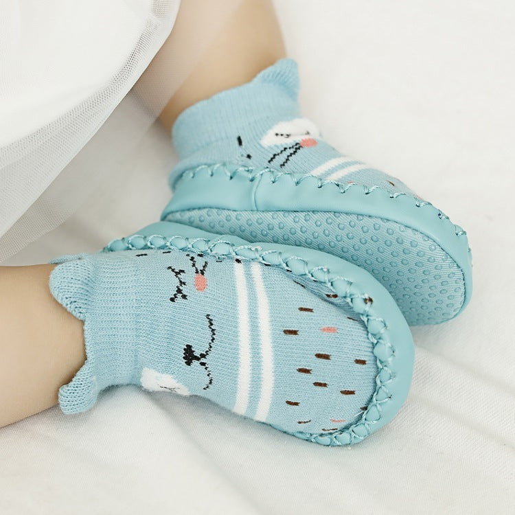 Chaussons‑chaussettes antidérapants bébé – Confort, sécurité et douceur