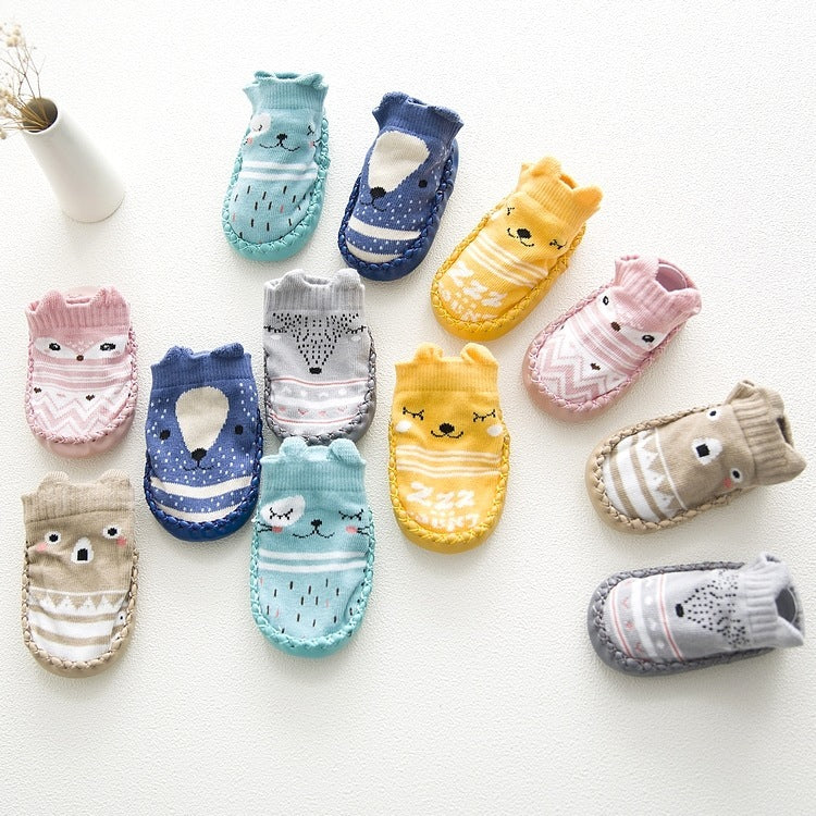 Chaussons‑chaussettes antidérapants bébé – Confort, sécurité et douceur