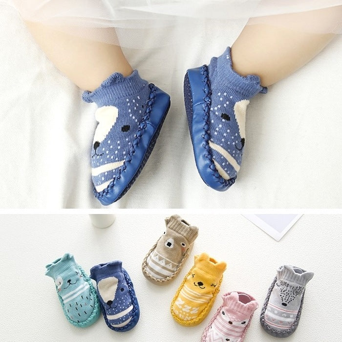 Chaussons‑chaussettes antidérapants bébé – Confort, sécurité et douceur