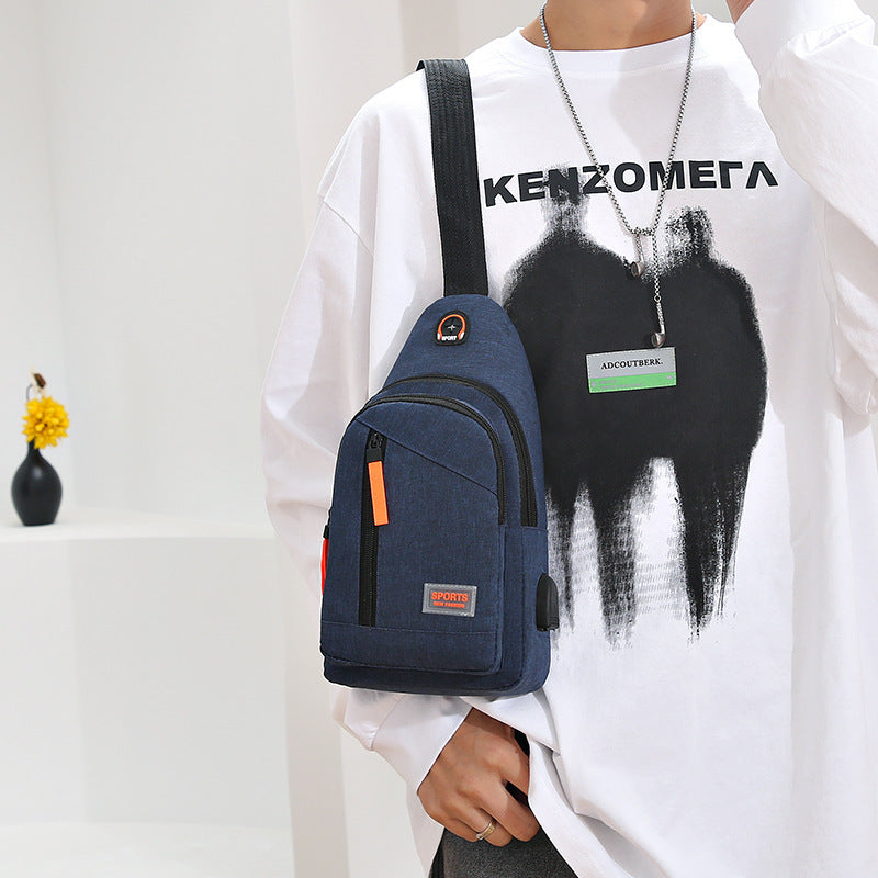 Sac de poitrine sport pour homme – Léger, résistant et idéal pour les activités en plein air