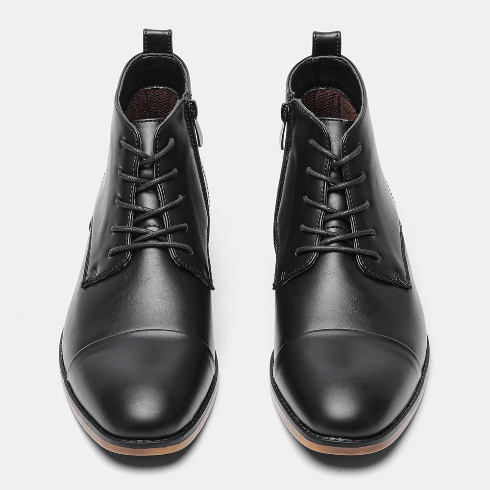 Bottes Chelsea Homme en Cuir – Confort, Élégance et Grande Taille avec Fermeture Éclair Intérieure