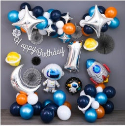Kit de Ballons "Noir Étoilé" – 120 Pièces