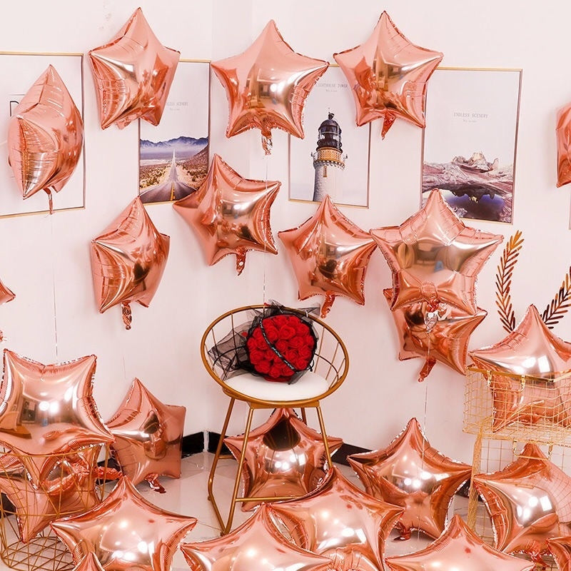 Ballon en Aluminium en Forme de Cœur 520 – Décoration de Mariage et Anniversaire