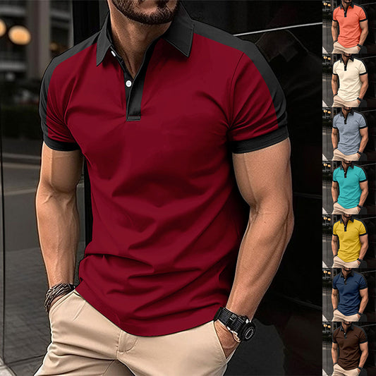 Polo Homme Été – Style Chemise Business, Léger et Élégant