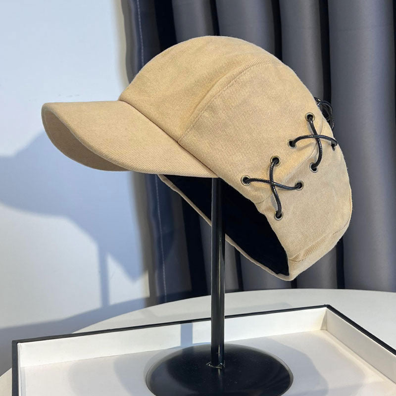 Casquette gavroche unisexe – petit panneau casual