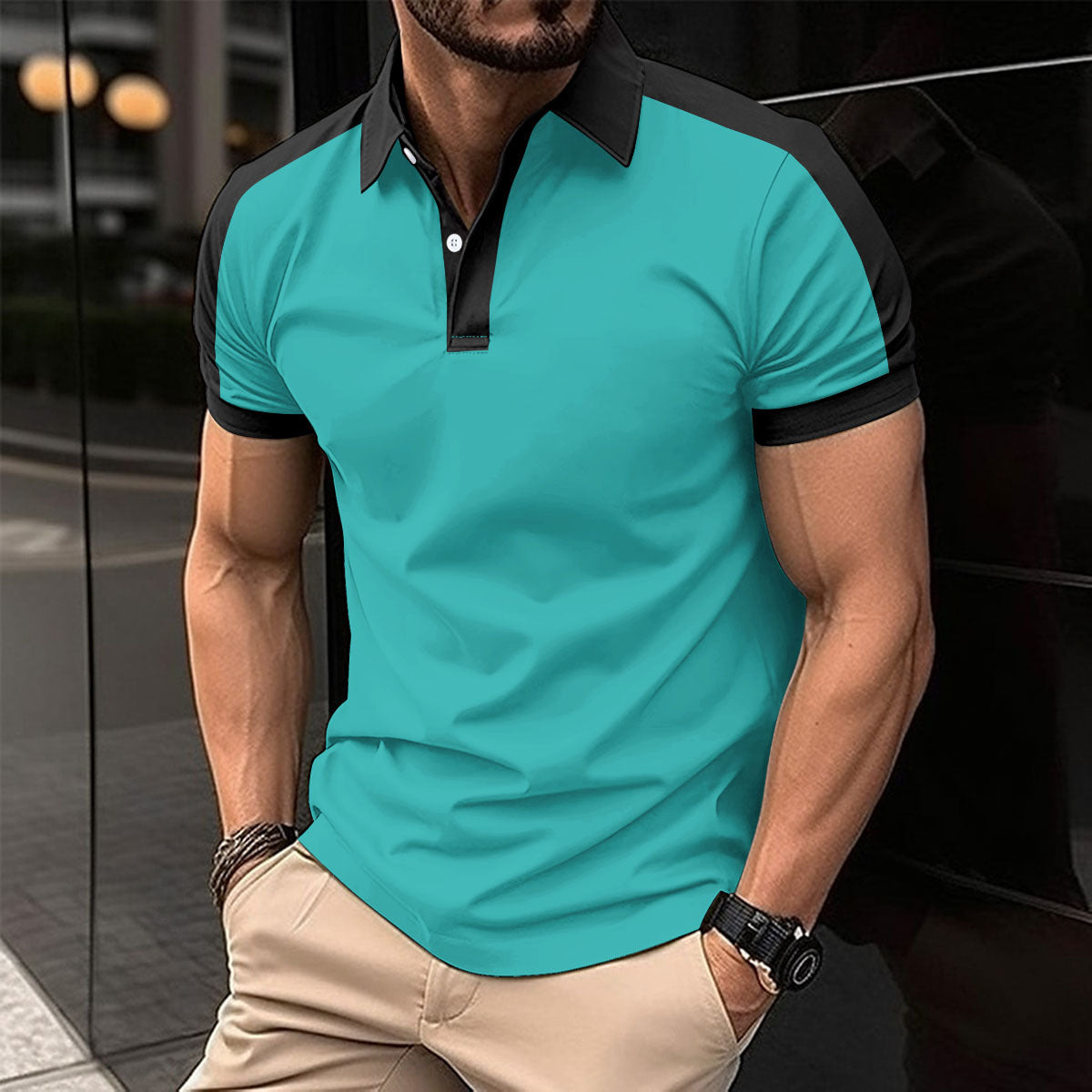 Polo Homme Été – Style Chemise Business, Léger et Élégant