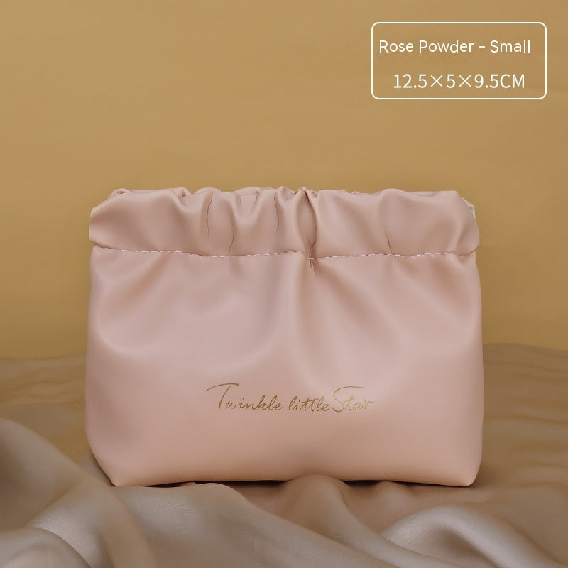 Trousse de toilette cuir grand volume