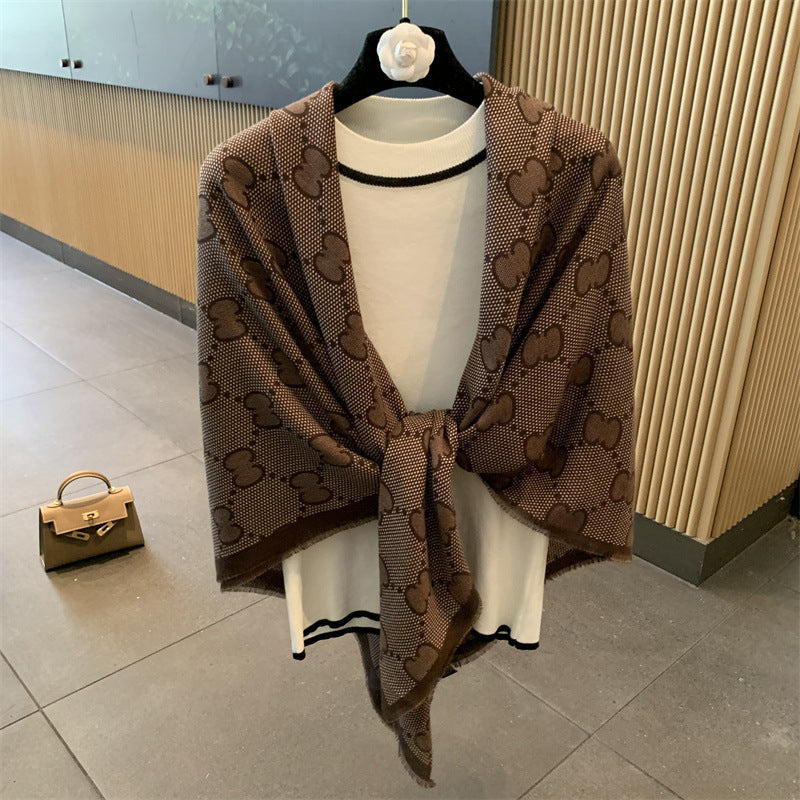 Grand foulard léger anti-UV – soie synthétique