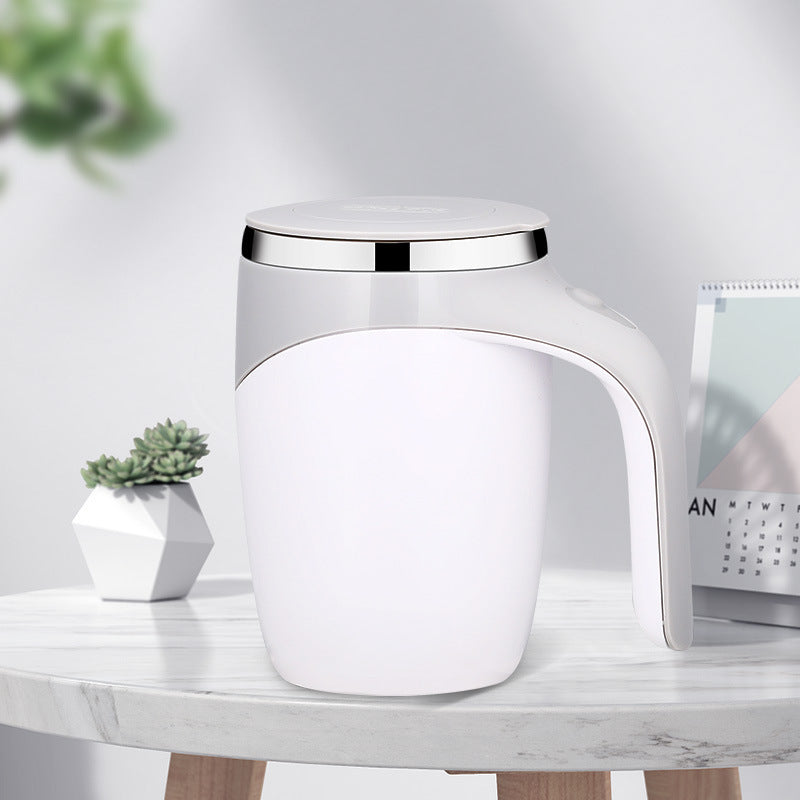 Tasse à Mélangeur Automatique Rechargeable – Mélangeur Électrique pour Café, Thé et Milkshake