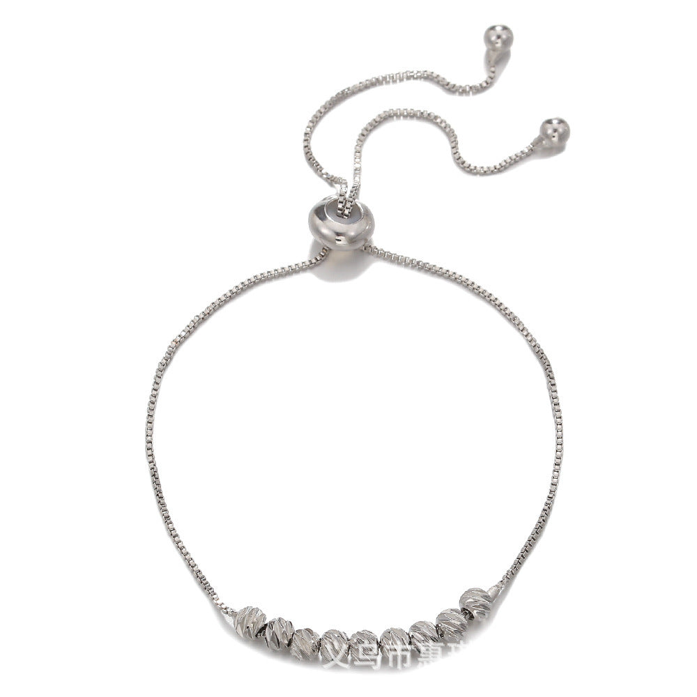 Bracelet à perles chanceuses – chaîne boîte 9 perles