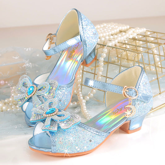Chaussures de princesse à talons pour enfants – Élégantes et festives