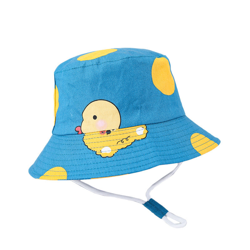 Chapeau de Soleil Enfant à Motif Dinosaure – Large Bord, Protection Solaire