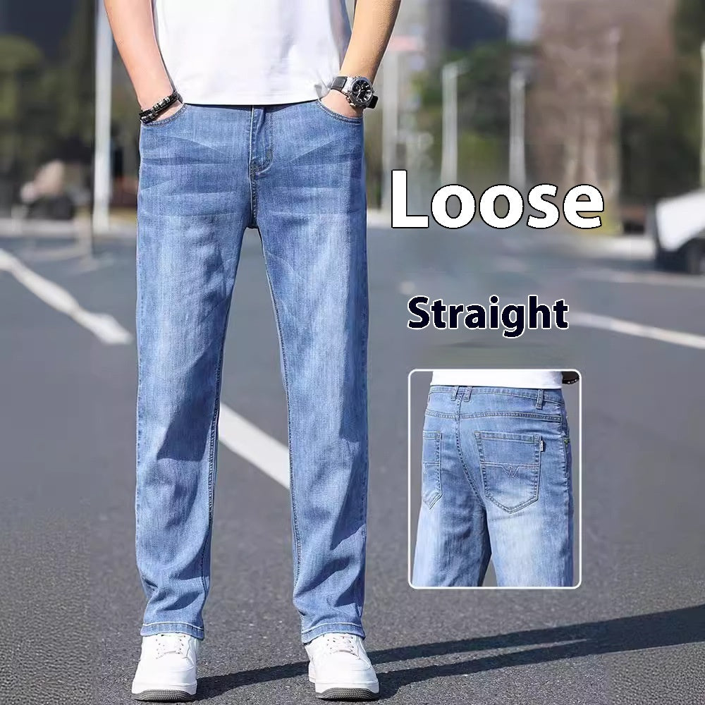 Pantalon Homme Droit et Ample – Style High Street Printemps/Été