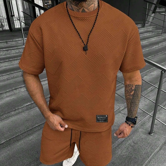 Ensemble homme manches courtes et shorts – Simple, confortable et respirant