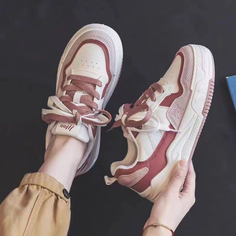 Sneakers basses en caoutchouc – style printanier