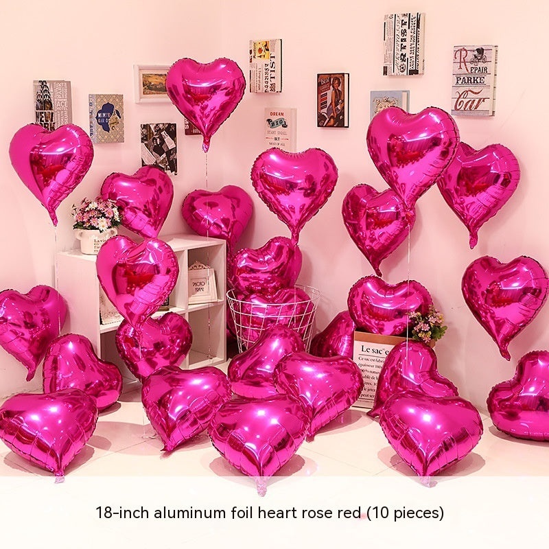 Ballon en Aluminium en Forme de Cœur 520 – Décoration de Mariage et Anniversaire