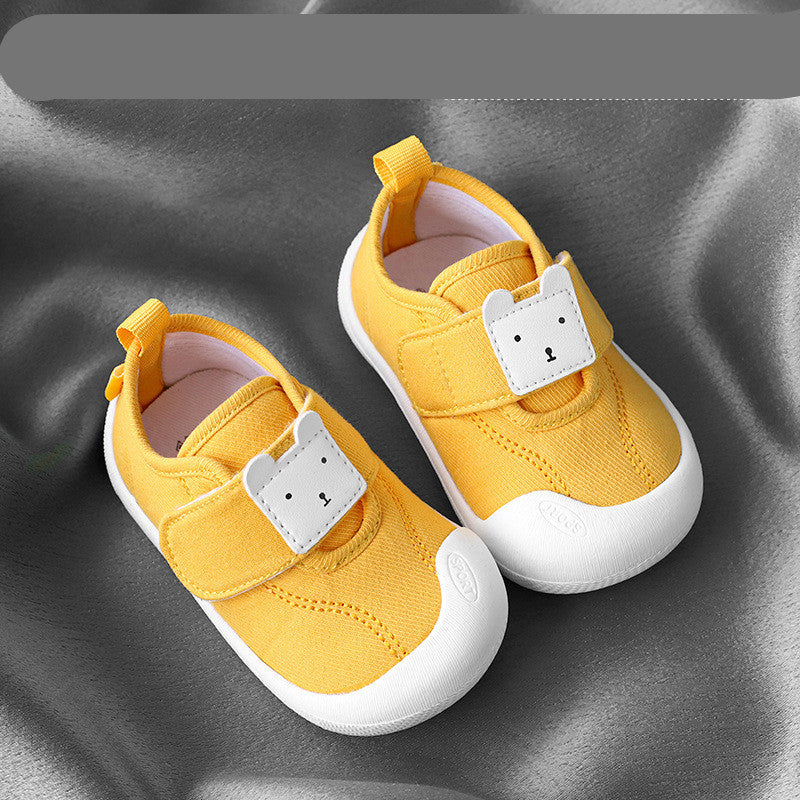 Chaussures en tissu coton pour bébé et tout-petit – Souples, respirantes et antidérapantes