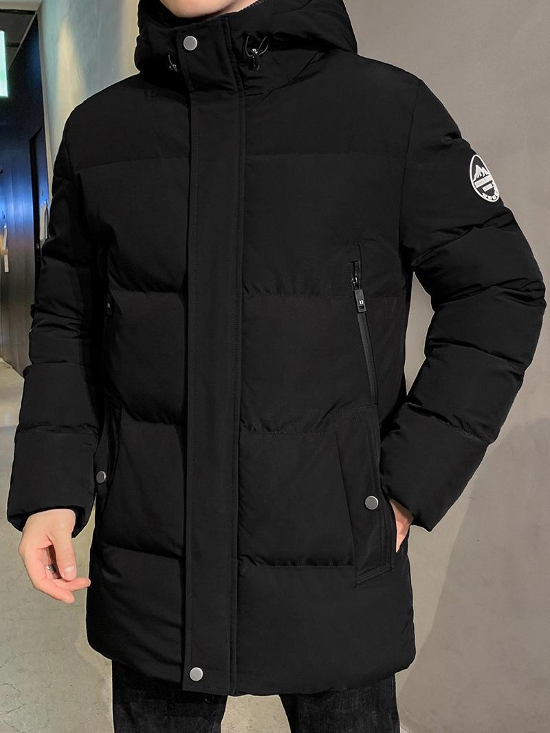 Doudoune hiver homme épaissie – Veste en coton chaude pour jeunes