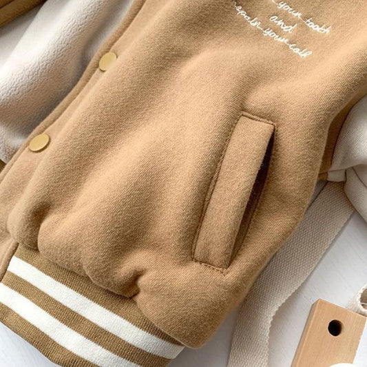 Veste automne style coréen pour bébé – Élégance et confort