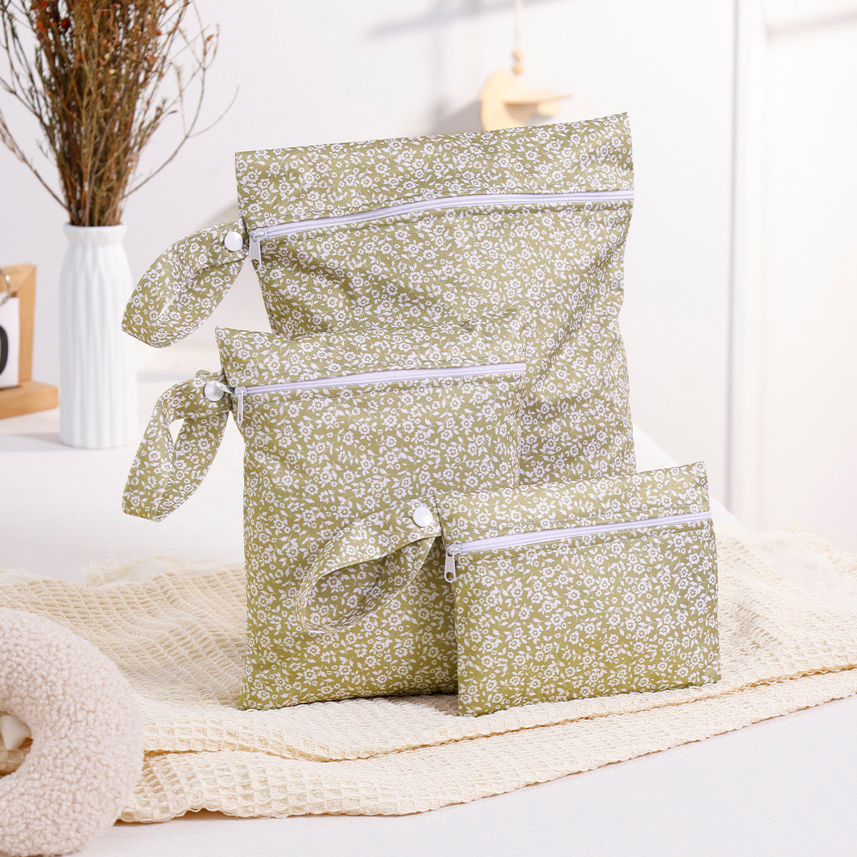 Lot de 3 Sacs de Rangement Imprimés pour Vêtements – Organisation Pratique et Élégante