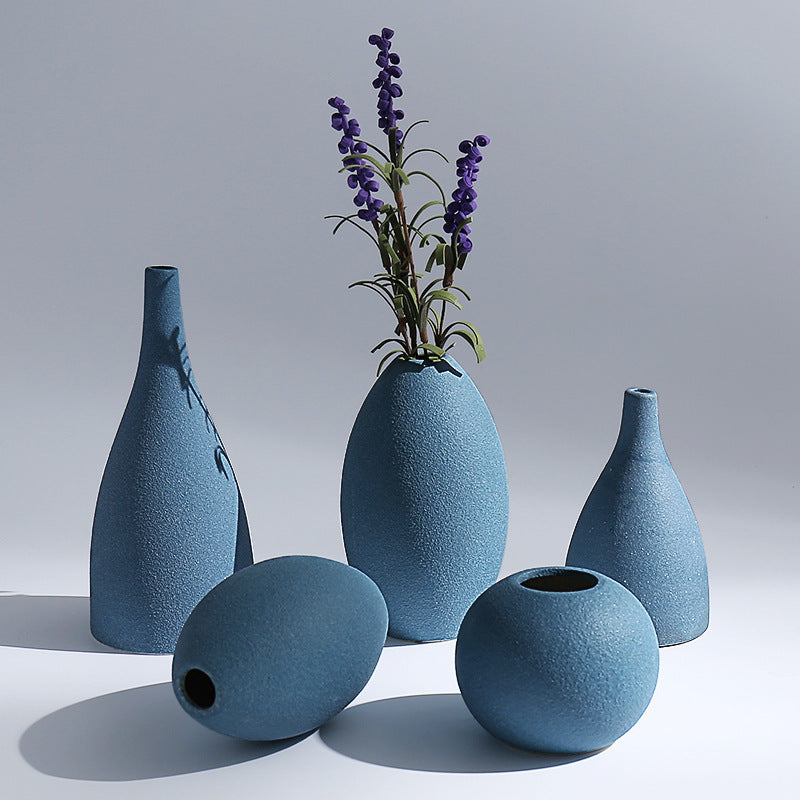 Vase déco nordique en céramique – Ornement intérieur élégant