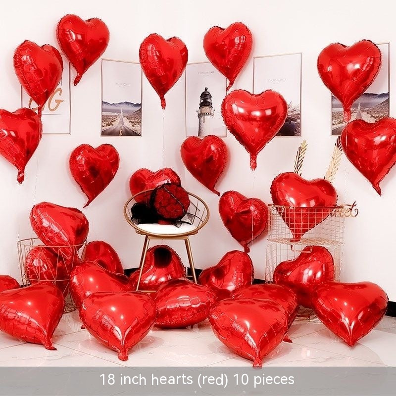 Ballon en Aluminium en Forme de Cœur 520 – Décoration de Mariage et Anniversaire