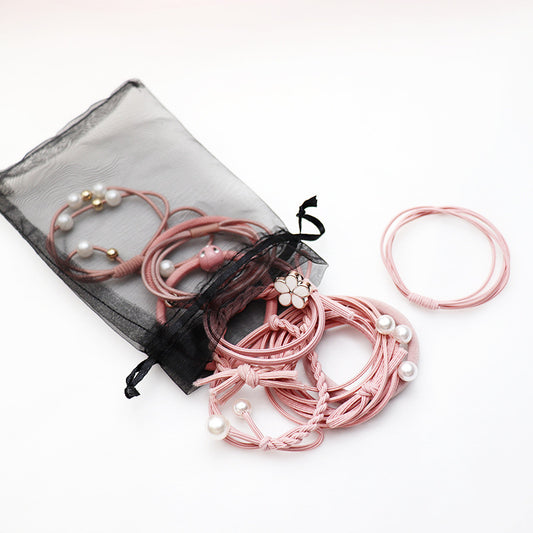 Lot de 12 Élastiques à Cheveux Hautement Élastiques – Accessoires Capillaires Pratiques