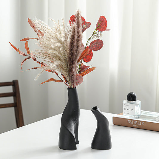 Vases décoratifs en céramique style nordique – élégance minimaliste pour intérieur contemporain